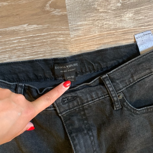 Banana Republic Straight Leg Jeans 10/30 - Picture 2 of 4